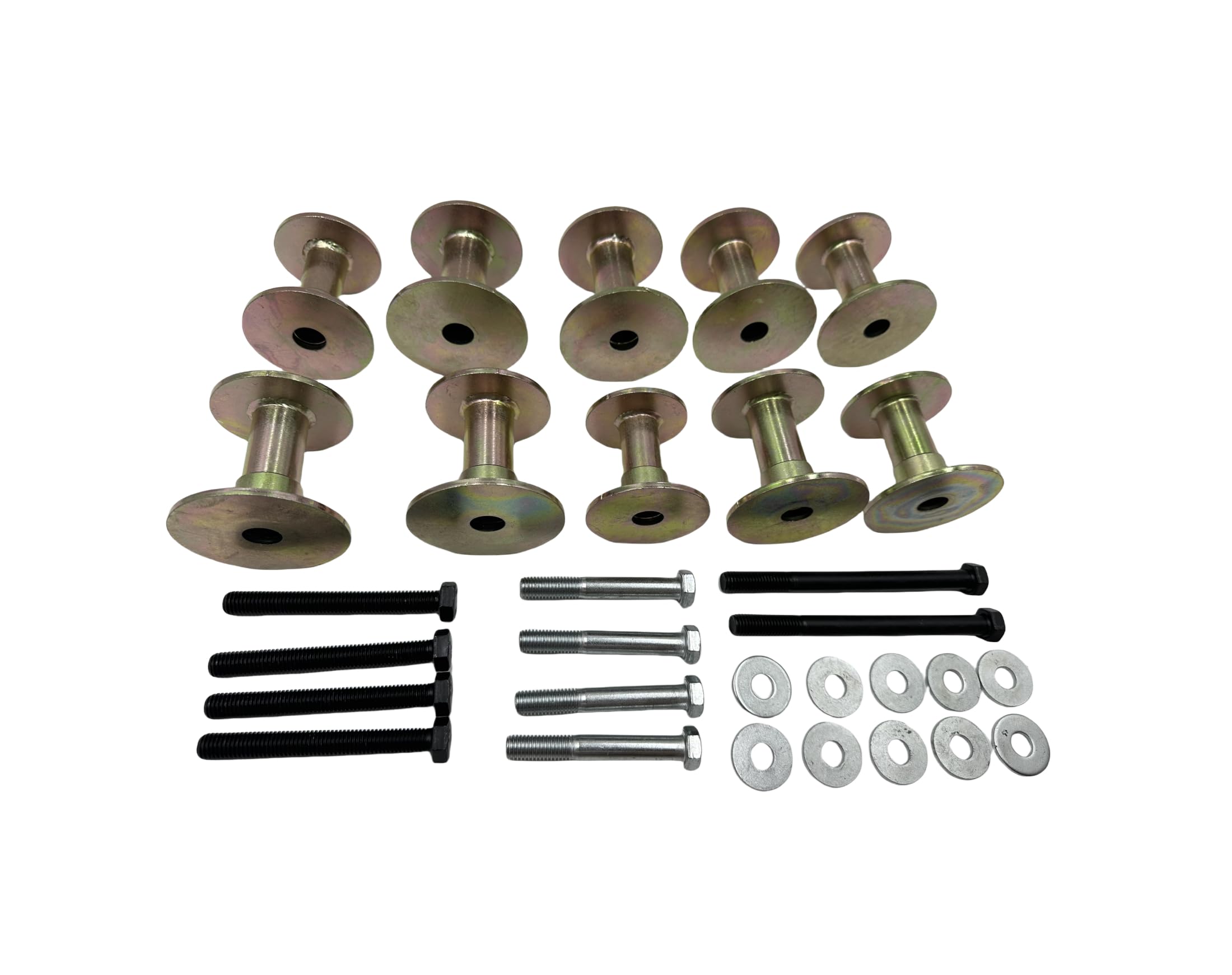 Photo 1 of RoloTippi 40-Pack Body Mount Hardware Kit Compatible with 1980-1996 Ford Bronco 4WD Fits for Prothane 6-107-BL 6-107-RD), for Energy Suspension 4.4109 Body Mount Bushing Kit 6107