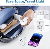 Herfair European to UK Plug Adapter 13A 250V Worldwide to UK Travel view 5