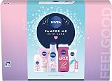 NIVEA Pamper Me With Care Gift Set 6 Full-Size Skincare Products