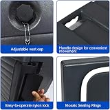 TANGZON 90L Insulated Food Pan Carrier Warmer Transporter 6 Full Size Pans Black view 3