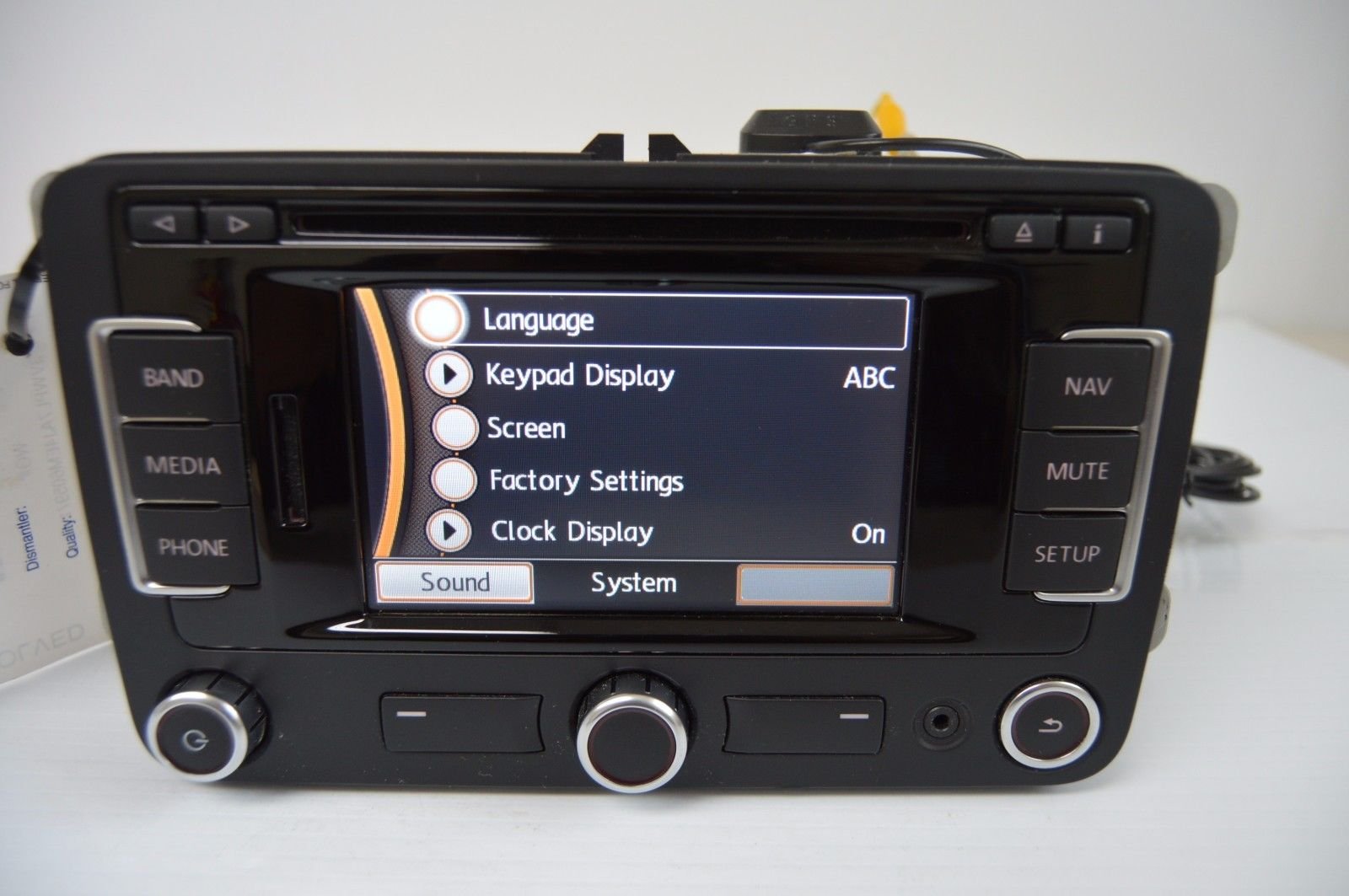 Volkswagen Radio Navigation System Rns 315 Passat, Beetle, Golt, GTI