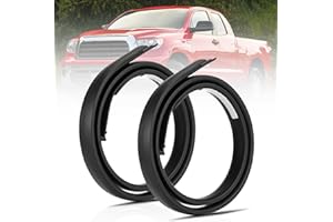 ACLONG 2PCS Roof Molding Drip Weatherstrip Compatible with Toyota Tundra Double Cab 2007-2019 2020 Left Right Side Car Roof Moulding Trim Seal Kit Replaces 75552-0C050 75551-0C050 (Not Fit Crewmax)
