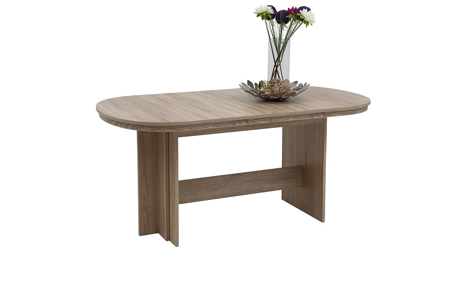 Apollo 063577 Esstisch Mary T, Dekor Sonoma Eiche, Wangenfußgestell