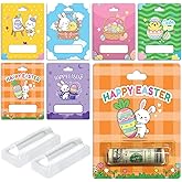 LHHungSoul Pack of 6, Easter Money Holder Cards, Cute Bunny Chick Designs, Gift Card Holder for Kids, Easter Basket Stuffer, Easter Gift Cards Set, Gift Cards