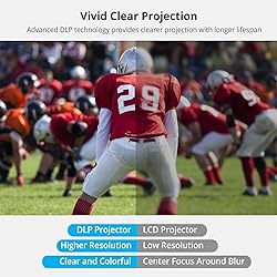 AKASO WT50 Mini Projector with WiFi and