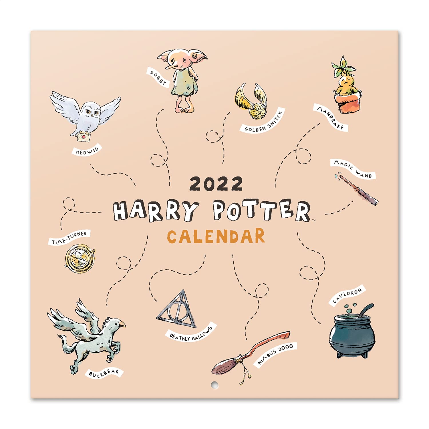 Grupo Erik: Official Harry Potter 12' x 12' Square Wall Calendar 2022, Family Calendar -Gifts