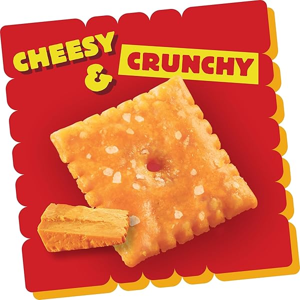 CHEEZ-IT CHEESE CRACKERS, BAKED SNACK CRACKERS, LUNCH SNACKS, PARTY SIZE, ORIGINAL, 25OZ BOX (1 BOX)