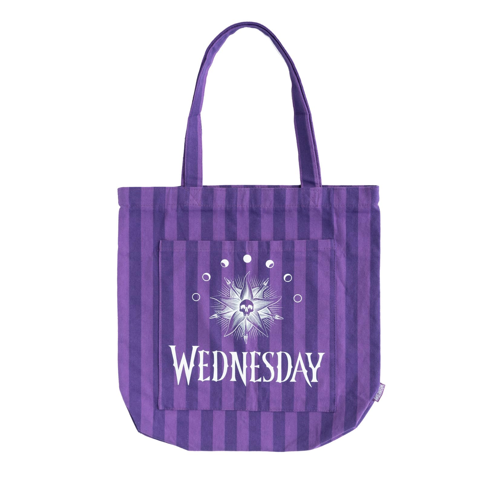 Grupo Erik Wednesday Premium Cotton Tote Bag | Cotton Shopping Bag | 16.5x15.7 inches - 42x40 cm | Canvas Bag | Cotton Bag | Gift Bag | Eco Friendly Gifts | Wednesday Addams Gifts