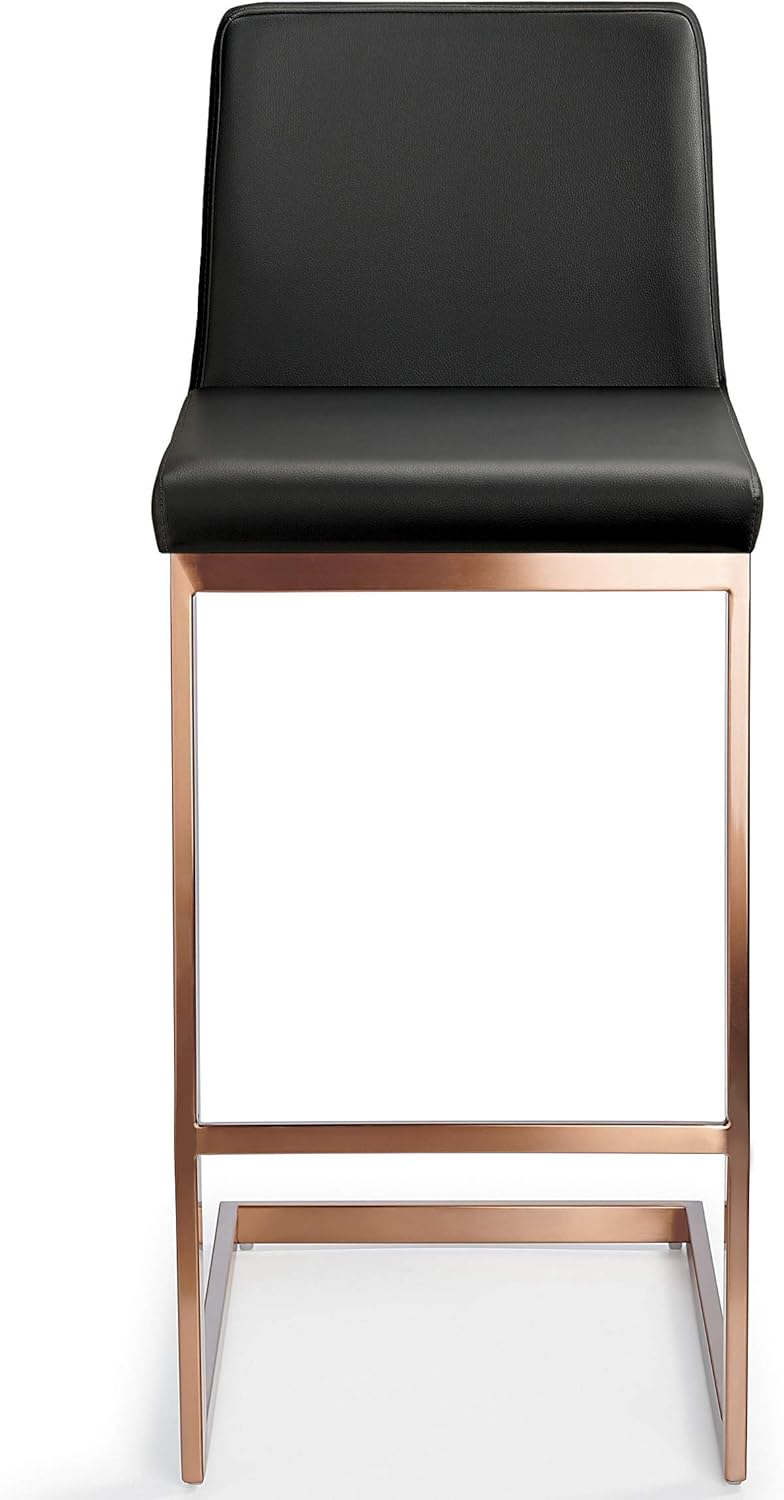 Ark Rose Gold Bar Stool (Black) Amazon.co.uk Kitchen & Home