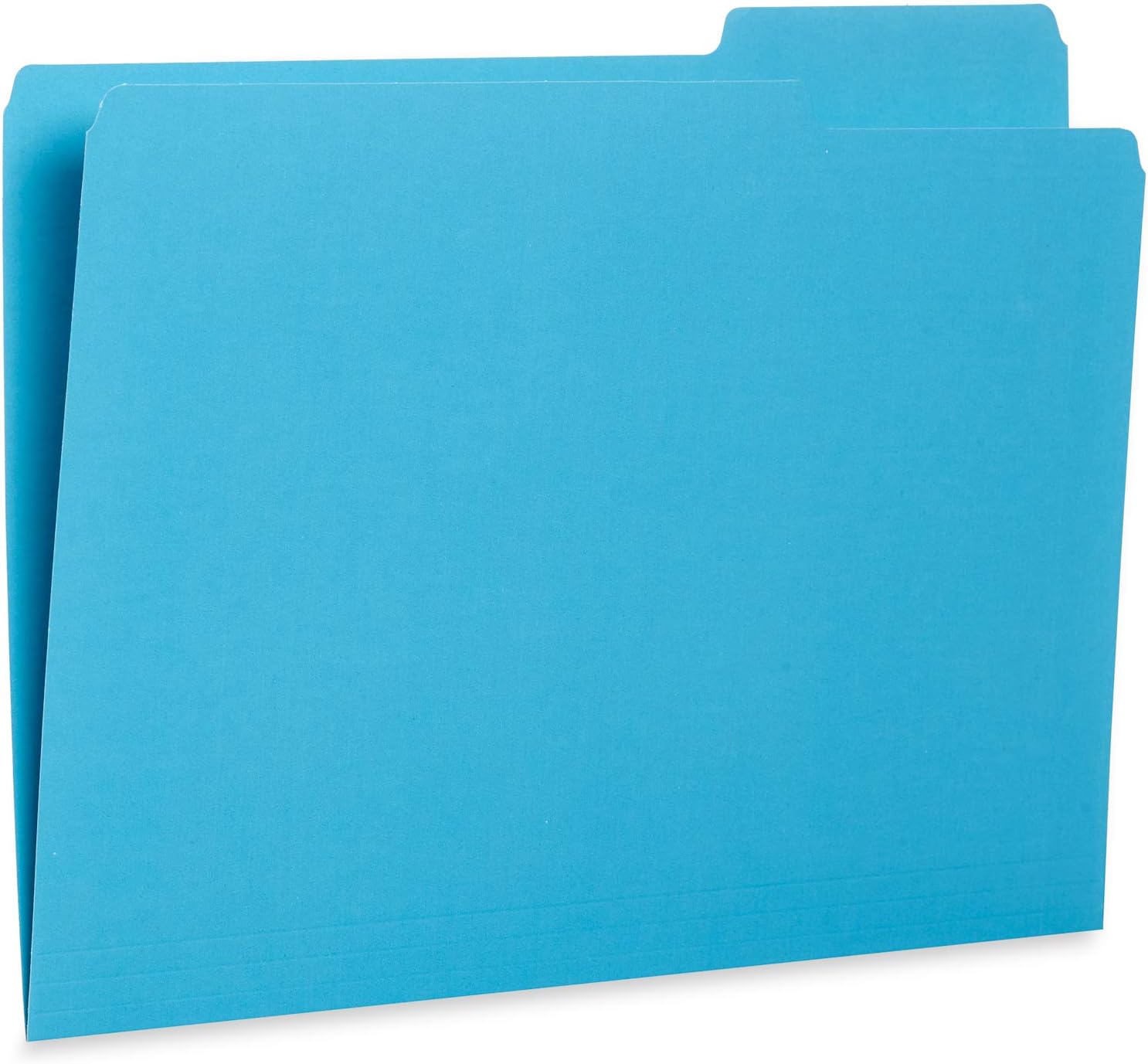 Blue Summit Supplies Gem Tone File Folders, 1/3 Cut Tab, Letter Size, Assorted Colors, Great for Organizing and Easy File Storage, 100 Per Box : Office Products