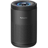 Purivortex HEPA Air Purifier for Bedroom, AC300 Pro Black | Quiet Portable Air Cleaner for Smoke, Dust, Pollen, Pet Dander, Odor and Hair, Sleep Mode, Covers Rooms up to 540 Sq Ft.