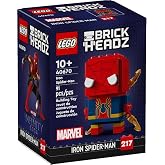LEGO Brick Headz Iron Spider-Man 40670 - 91 Pcs