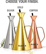 Olietta Stainless Steel Oil Dispenser 250ml Non Drip Drizzle Pourer view 7