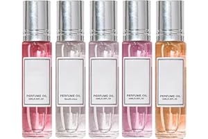 Perfumes for Women, Pheromones Perfumes for Women 5Pcs 10Ml Roll On Pheromone Perfume Oil Natural Formula Long-Lasting Fragra
