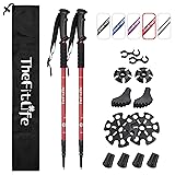 TheFitLife Nordic Walking Trekking Poles - 2 Packs