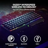 Razer BlackWidow V3 Mini HyperSpeed 65% Wireless Keyboard Yellow Switch UK view 3