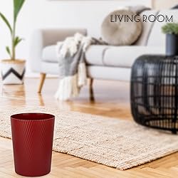 UUJOLY Small Trash Can Wastebasket Garbage Can