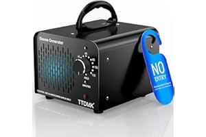 Ozone Generator 30,000mg/h, Commercial Ozone Machine Odor Removal, High Capacity Ozone Machine, Home Ozone Generator for Car, Home, Smoke, Pet, etc (Black) - by TTDMK