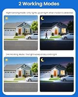 Linke Outdoor Motion Sensor Flood Light 25W 2100LM IP66 2 Pack view 3