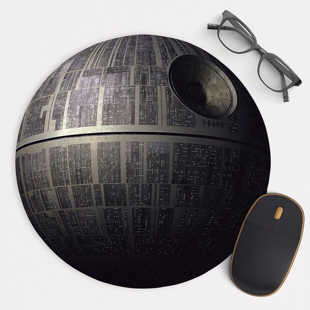 The Death Star Mouse Pad Computer Mat Rubber Pad MP-0108 ( Round 8 inches)