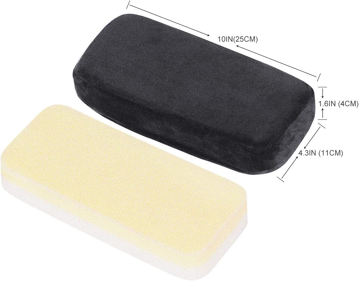 baibu Ergonomic Memory Foam Office Chair Armrest Pads, Comfy Gaming Chair Arm Rest Covers for Elbows and Forearms Pressure Relief(Set of 2) : Office Products