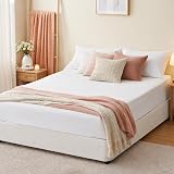 RUIKASI King Fitted Sheet Deep White 40cm Pocket Soft Microfiber view 2
