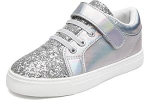 Nihaoya Baby First Walking Shoes Toddler Slip on Shoes Girls Princess Casual Sneakers Glitter Boy Running Tennis Footwear