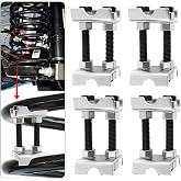 4PCS Coil Spring Spacer,2 Way Adjustable Coil Spring Compressor Tool Keep Springs Aligned &amp; Shock Absorber,Automotive Strut Spring Compressor Suitable for Cars,SUVs,Trucks (4PCS)