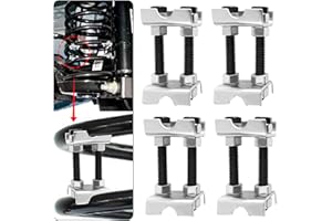 KIFIDAN 4PCS Coil Spring Spacer,2 Way Adjustable Coil Spring Compressor Tool Keep Springs Aligned & Shock Absorber,Automotive Strut Spring Compressor Suitable for Cars,SUVs,Trucks