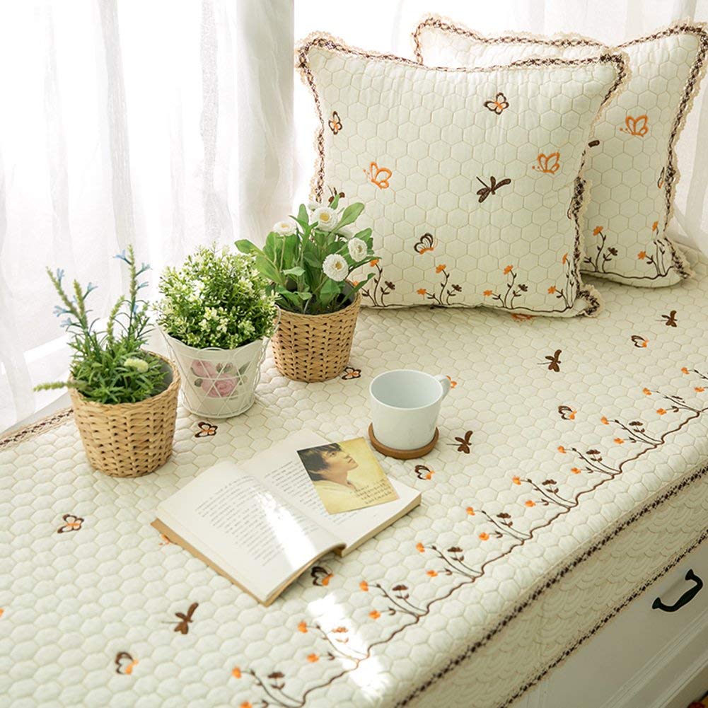 houseHold 90 * 160cm b NonSlip Slipcovers Window Balcony Mat Thick Plush Window Sill Cushion