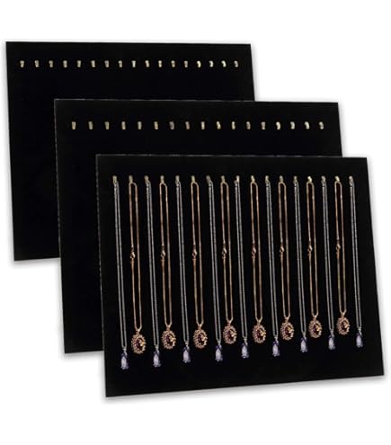 Présentoir à Colliers En Similicuir | Bustes à Bijoux En Gros Par Winnerpak