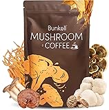 Bunkell Mushroom Coffee, Adaptogenic 6 Mushrooms