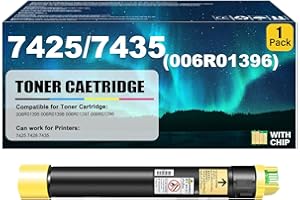 7425 7435 Toner Cartridge Compatible for Xerox 7425 7435 006r01396 Yellow Toner Cartridges Work for Xerox WorkCentre 7425 742