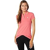 U.S. Polo Assn. Womens Classic Stretch Pique Polo Shirt