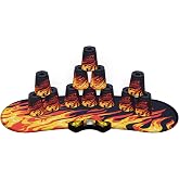 Speed Stacks Competitor - Black Flame | 12 Cups, Holding stem with GX Timer and Mat | Sport Stacking