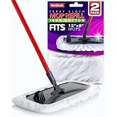 VanDuck 100% Cotton Terry Mop Pads 15x8 Inches, 2-Pack (Mop Not Included) | Reusable terry cloth mop covers, cotton replacement pads, floor cleaning refills, machine washable