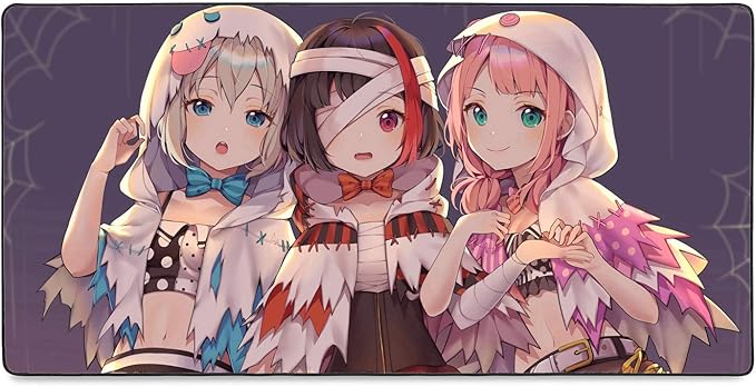 Amazon Co Jp バンドリ Bang Dream 超大型マウスパッドテーブルクロス 青葉モカ 美竹蘭 上原ひまり 80x40x0 2cm 防水 滑り止め かわいい ホビー