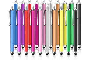 YITIAOXIAOYU 20 Pack Stylus Pen,Stylus Pen for Touchscreen High Precision and Sensitivity for Everyday Writing/Drawing,Universal Stylus Compatible with Touch Screens,10 Colors