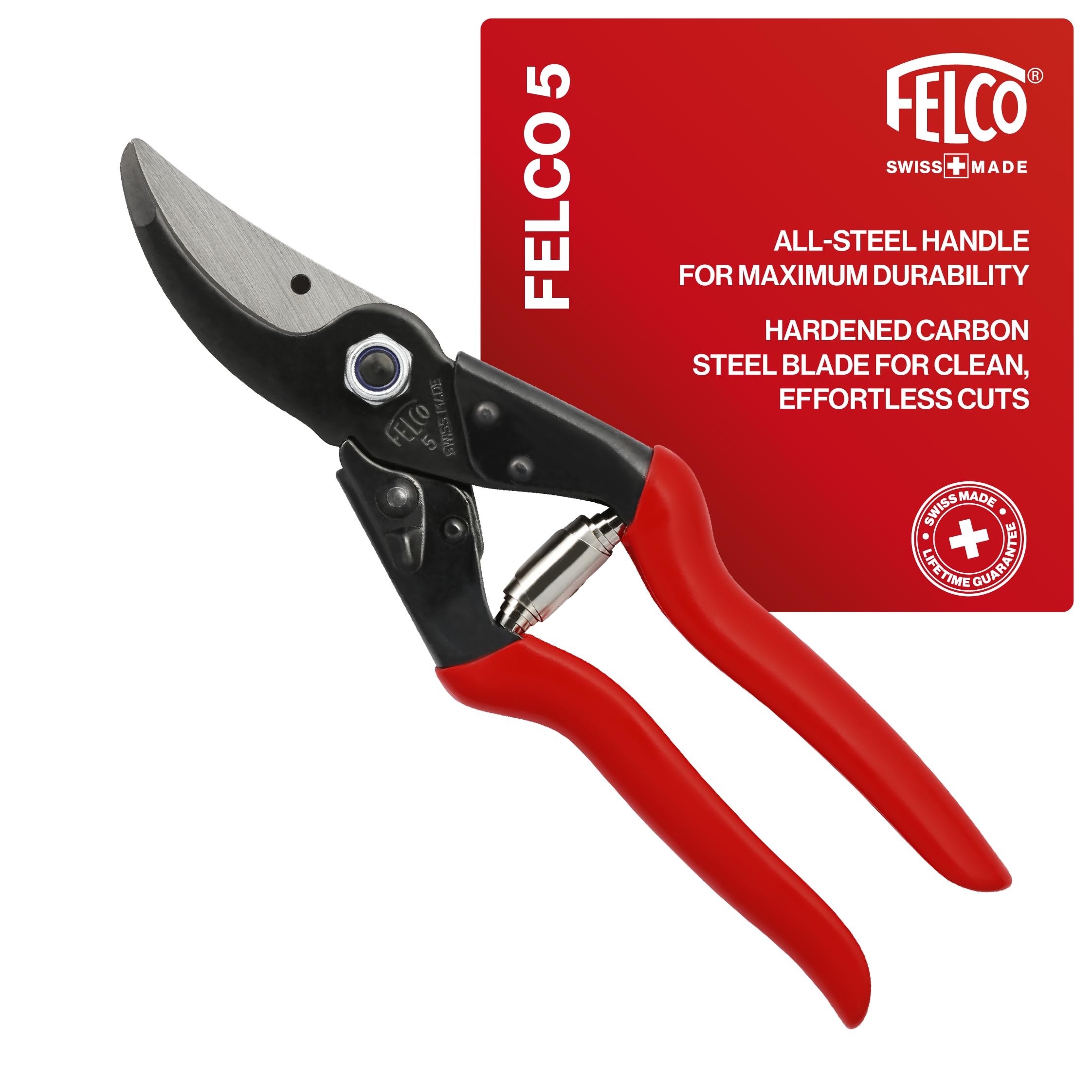 Felco Secateurs l83 Model 5 Economy, Red