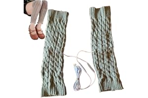 Electric Heated Socks - Leg Warmers Heated Socks | Washable Foot Warmer Warm, Winter USB Rechargeable for Skiing Hunting Fish