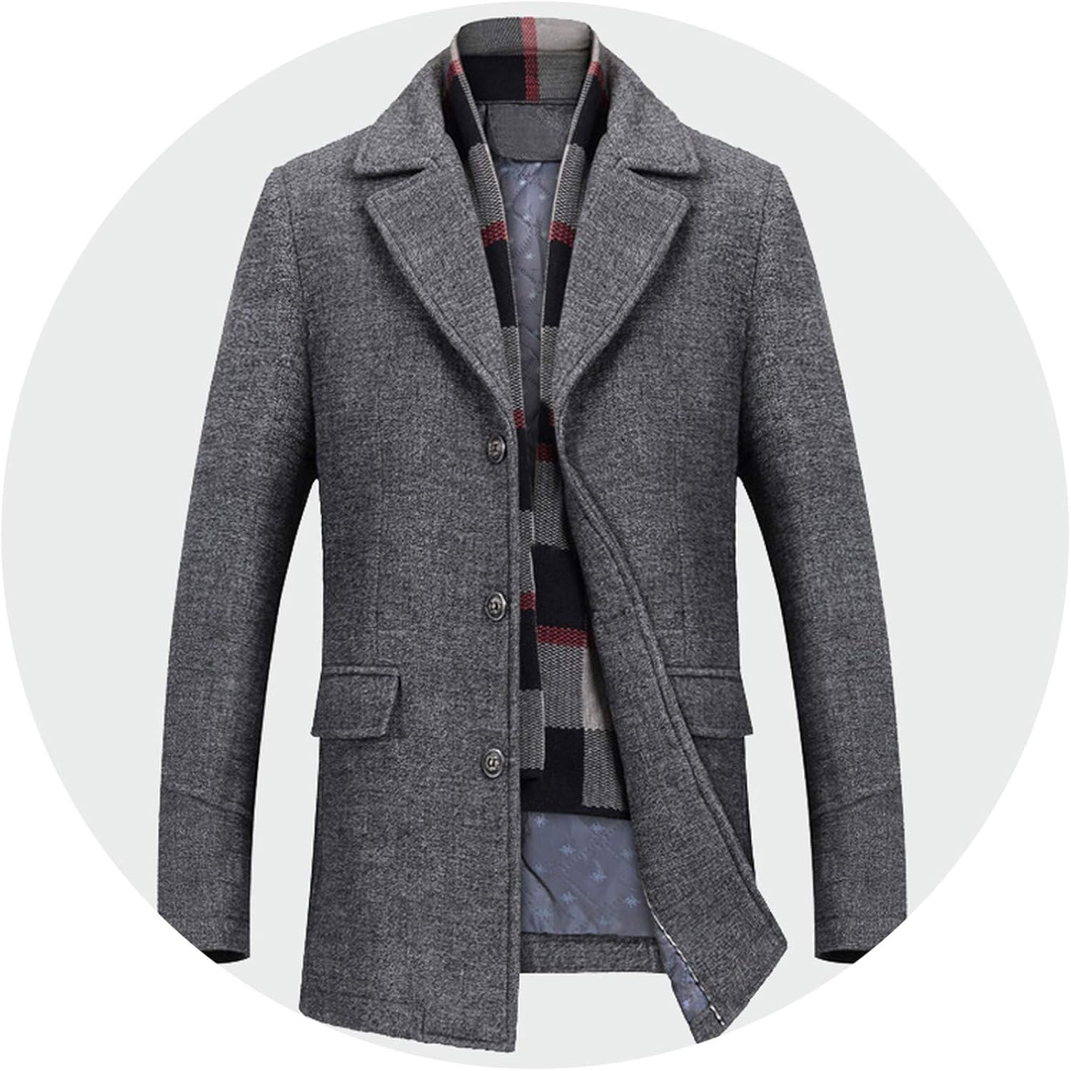 Slim Overcoat Jacket Peacoat M 