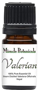 Miracle Botanicals Wildcrafted Valerian Essential Oil - 100% Pure Valeriana Officinalis - 5ml or 10ml sizes - Therapeutic Grade - 5ml