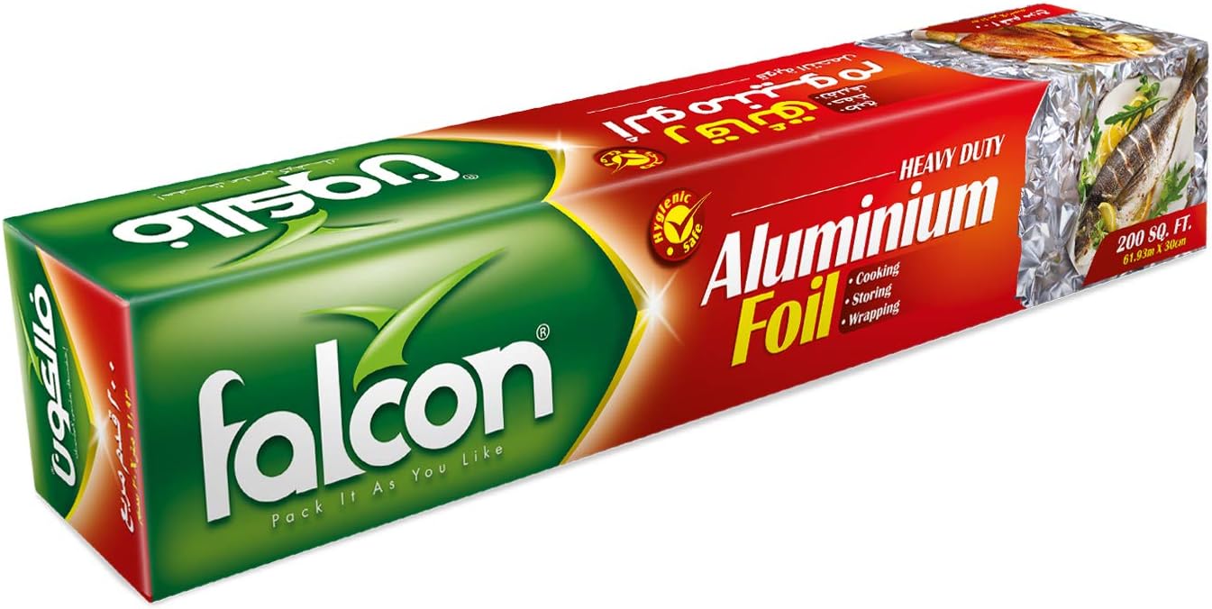 Falcon Aluminium Foil 200 Sq Ft 61.93 M. X 30 cm price in UAE Amazon