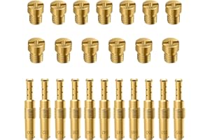 Strongthium 24 Pcs Carburetor Jet Kit for Nibbi FCR-MX PE PJ PZ PWK CVK GY6 99101-393 N424-21