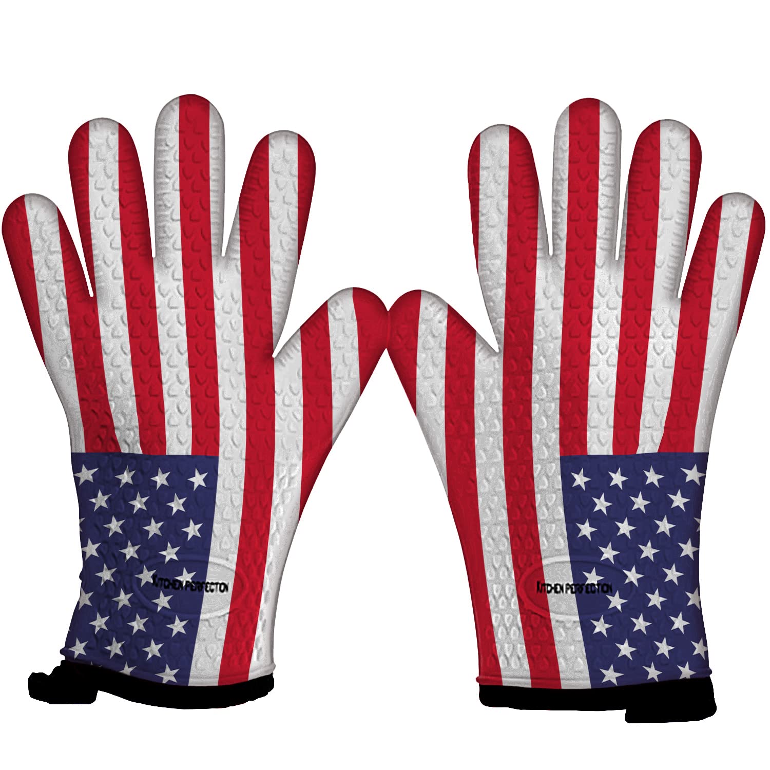 Photo 1 of KITCHEN PERFECTION Silicone Smoker Oven Gloves -Extreme Heat Resistant BBQ Gloves -Handle Hot Food Right on Your Smoker Grill Fryer Pit|Waterproof Oven Mitts Grill Gloves |Superior Value Set+3 Bonuses