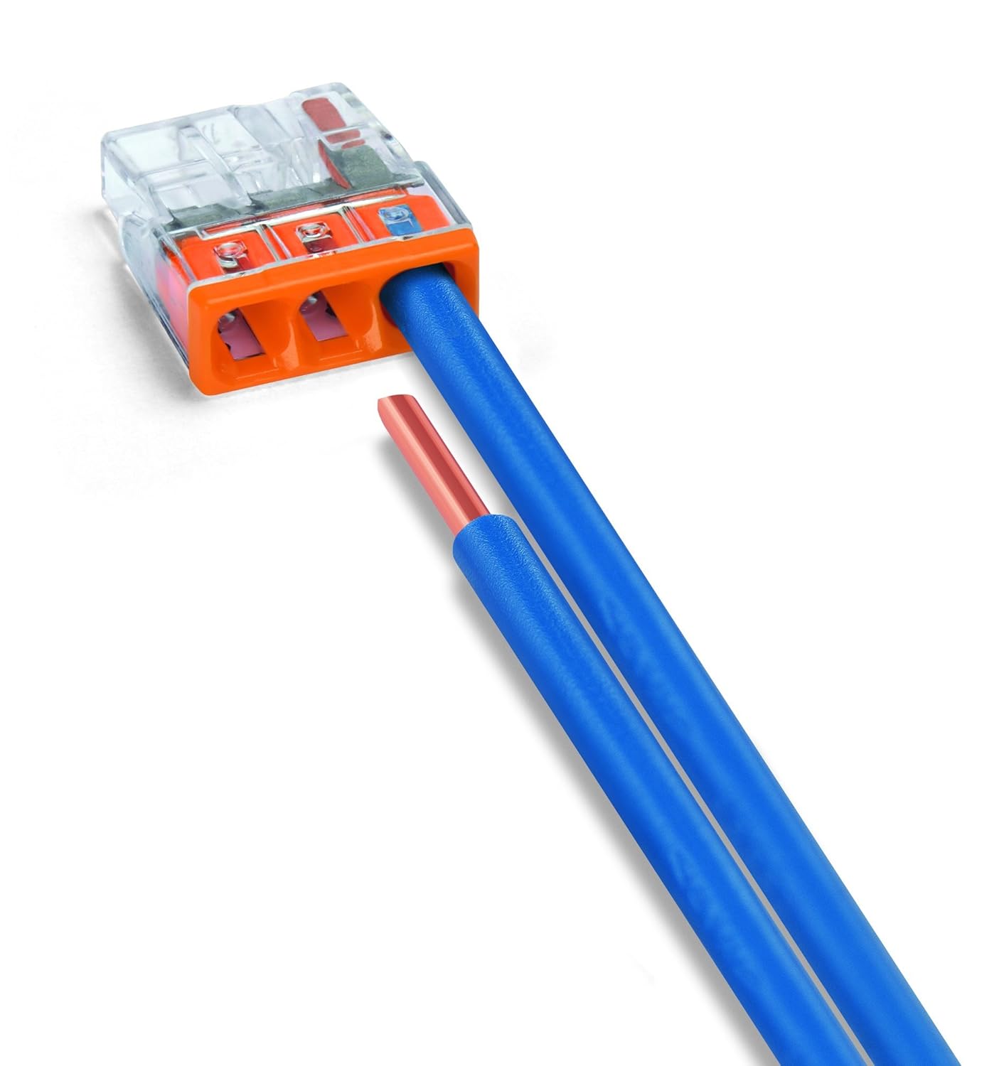 WAGO connection terminals 2273-203, Orange, 100 Pieces - Image 3