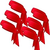 WILLBOND 12 Pieces Tennis Tie Headband Hair Band Unisex Dry Head Tie Sport Band for Basketball, Running, Tennis, Karate, Athletics