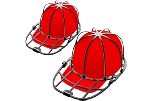 Eiito Hat Washer for Washing Machine, 2 Pack Hat Cleaner for Baseball Caps with Frame Cage Fit for Adult/Kid's Cap Protector Racks Dishwasher Safe-(Black 2PCS)