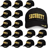 Security Hat Baseball Ball Cap Embroidered Cotton