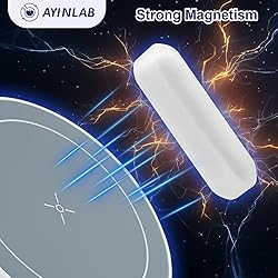 AyinLab PTFE Magnetic Stir Bar Set 8pcs, Magnetic